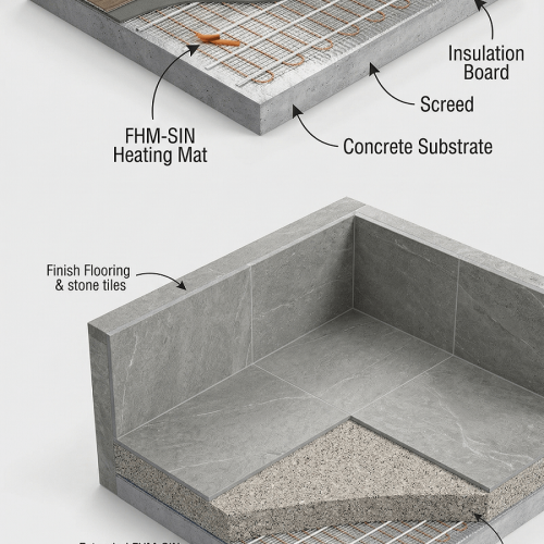 Single Core Heating Mat